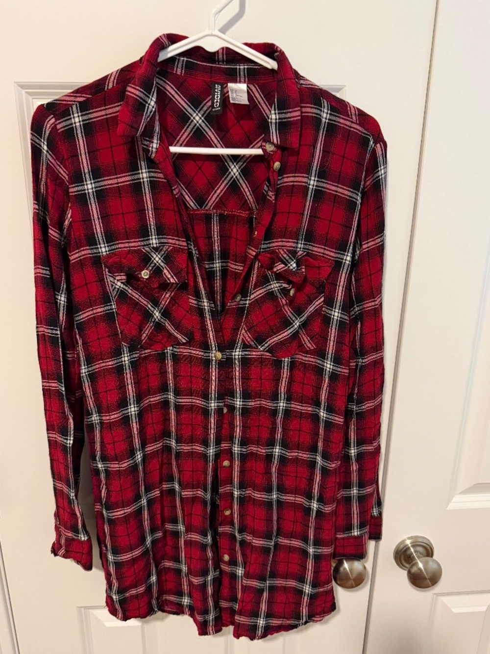 Women's Shirt Dress Plaid